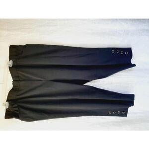 Women's New Directions Black Cropped Pants Size 20W